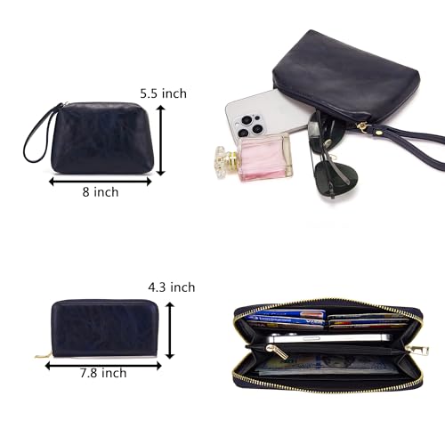 Image of Qiyuer Purses for Women 4PCS Handbags and Wallet Set Large Hobo Bag | Vegan Leather,Daily Commuting,Crossbody /Shoulder Bags,Multi card slot wallet