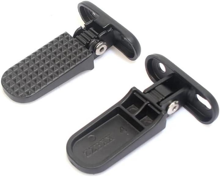 Miniatura 2 de Minho Kit de soporte de pedal, reposapiés de pasajero, para motocicleta, bicicleta, scooter trasero
