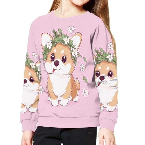 Hawapod Sweatshirts For Teens Kids Boys Girls Animal Pattern Loose Fit Casual Pullover Long Sleeve Cute Crewneck Sweatshirt4