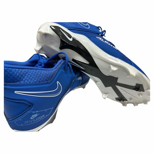 Nike Men's Alpha Menace Pro-3 Football Shoes Cleats Game Royal/University Blue/Summit White/White #CT6649-414 - Size Men's 183