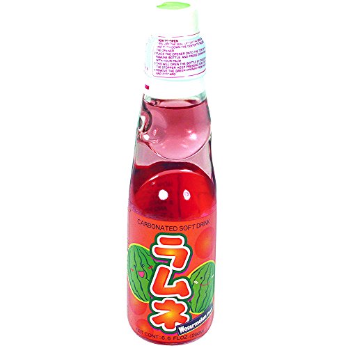 Kimura Ganso Ramune Watermelon Flavour 200ml