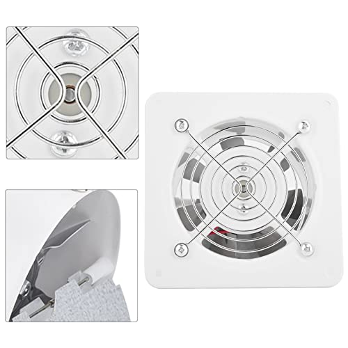 Cocoarm Abluftventilator, Badezimmer-Entlüftungsventilator, 25 W, 220 V, Geräuscharmer Badezimmer-Ventilator, Wandmontierter Abluftventilator für Zuhause, Badezimmer, Küche, Garage,