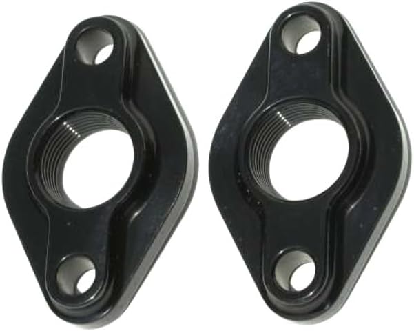 Meziere WP80S Black Water Pump Port Adapter for Big Block Chevy - Pack of 2