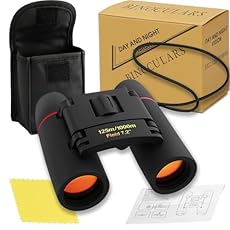 Compact & Portable Design: Lightweight and foldable binoculars that fit easily into your pocket or travel bag, perfect for outdoor adventures or everyday use. Clear Vision & Wide View: 30x magnification with a 126m/1000m field of view allows you to e...