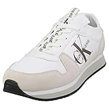 Calvin Klein Jeans Runner Sock Lace Up Mens White Sneakers-UK 9 / EU 43