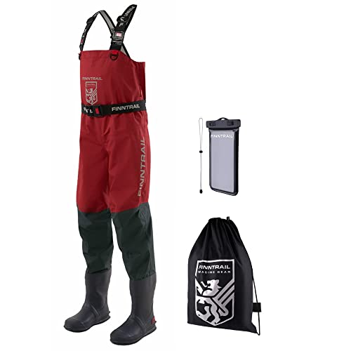 Finntrail Youth Bootfoot Waders Airman Kids - 5219 (Red, 134-140) #TOP4