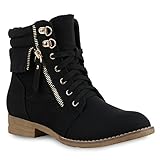 topshop ankle boots black  stiefelparadies Damen Stiefeletten Schnürstiefeletten Leder-Optik Schuhe Spitzenstoff Boots Zipper Schnürboots 130895 Schwarz Spitze 39 Flandell