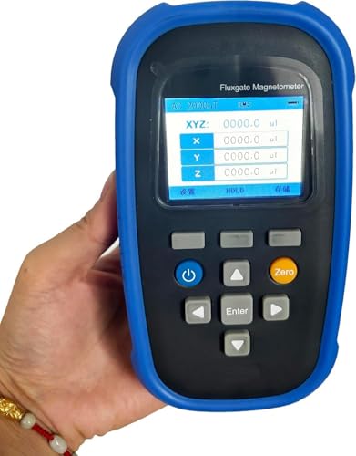 Magnetómetro digital triaxial de flujo 0~2000 μT exactitud ±2% miniatura 2