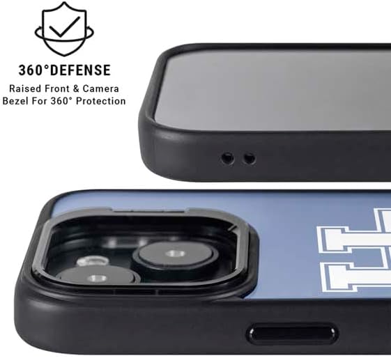 Skinit Kickstand Phone Case Compatible with iPhone 15 - Officially Licensed University of Kentucky UK on Blue Design