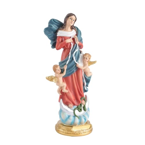 Estatua Virgen Desatanudos 8.5 Pulgadas Resina miniatura 1