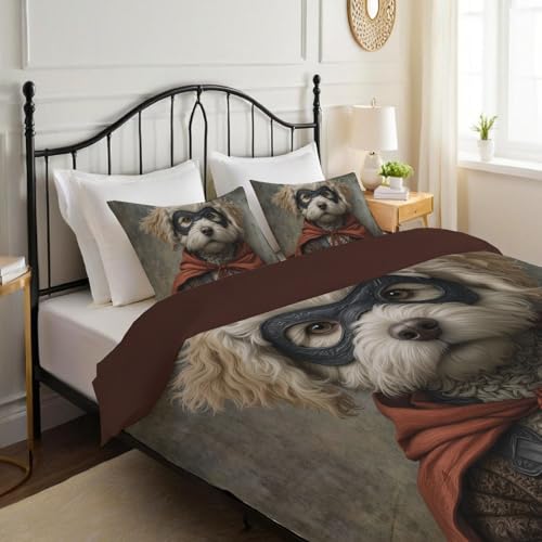 Housse de couette 240x260cm avec fermeture éclair microfibre - 5
