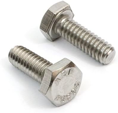 1/4" x 3/4" Stainless Steel Hex Bolts, (100pcs), 18-8 (304) S/S, by Bolt Dropper.