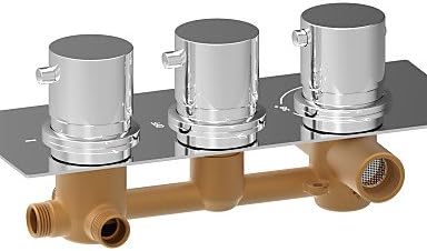 Concealed 3 Way Thermostatic Mixing Valve Wall Mounted