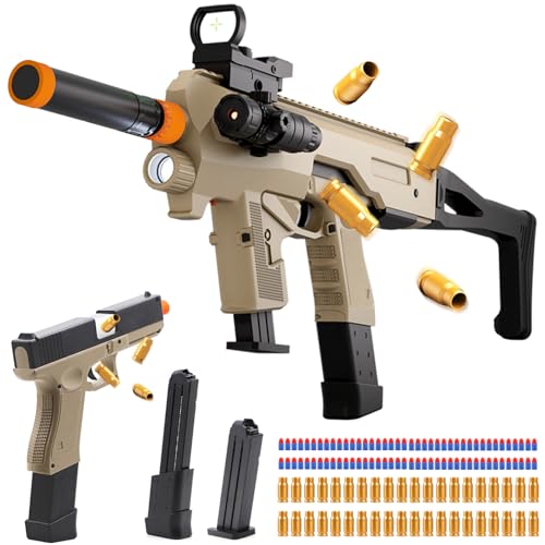 Bugrtey Two Modes Toy Gun Shell Ejecting Rifle...