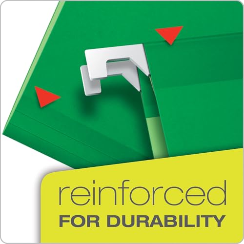 Dossiers suspendus renforcés Ready-Tab format lettre de couleur vert vif - 6