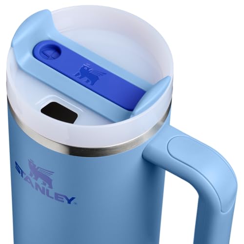 Image of Stanley Quencher H2.0 Tumbler with Handle and Straw 30 oz | Flowstate 3-Position Lid | Cup Holder Compatible for Travel | Insulated Stainless Steel Cup | BPA-Free | Blue Sky