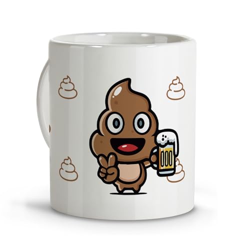 Originelle Keramik-Teetasse, originelle Tassen zum Verschenken, originelle Geschenke für Damen, Tassen mit lustigen Sprüchen, Geschenk für Freundin, Geburtstag, Graça-Tasse, Geeki-Tasse, Emoji