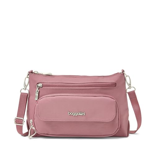 Image of Baggallini Original Everyday 11x7.5 Crossbody Bags Rfid Protected Lightweight Nylon Zippered Travel Purse