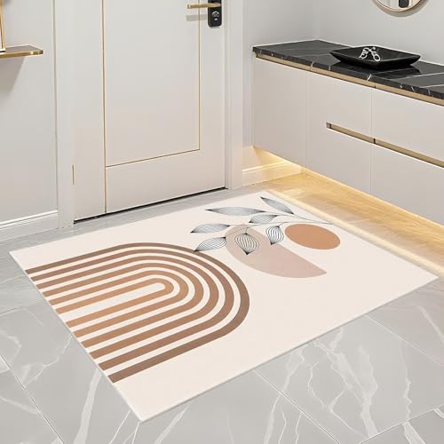 Tapis chambre ado résistant finis les parquets rayés beige