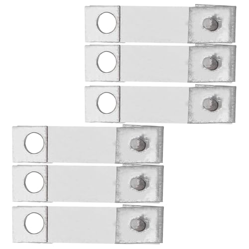 Image of LALAFINA 6 Pack Mechanical Clock Suspension Springs for Wall and Grandfather Clocks Vintage Iron Metal Springs with Noise Reduction Design and Simple Installation and Office Use