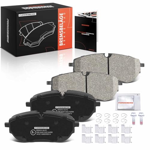 Frankberg Juego de 4 pastillas de freno compatibles con A.m.a.r.o.k 2HA 2HB S1B S6B S7A S7B 2.0L 3.0L 2011-2024 A.m.a.r.o.k Plataforma/chasis S1B S6B S7B 2.0L 3.0L 2011-2024 Reemplazo # 2H6 698151A