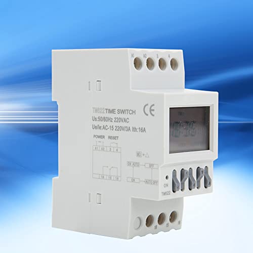 Tm622 Delay Timer Relay Din Rail, Power Switch Timer Digital Din Rail Mount With Countdown Function, Ac220V Time Relay Controller #TOP7