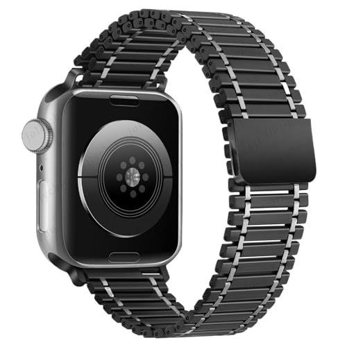 Correa de metal para Apple Watch con eslabones de acero duro