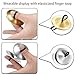 4Pcs Finger Cymbals for Belly Dance, 2.1 Inch Mini Hand Cymbals Musical Instrument Symbol, Brass Finger Dancing Finger Zills for Adults Dancer Evening Party, Gold