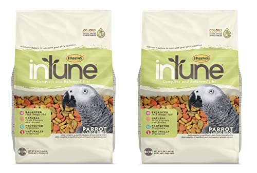 Higgins 2 Pack of Intune Complete and Balanced Diet Parrot
