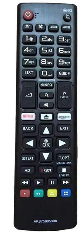 Remplacement télécommande LG Applicable à telecommande Universelle LG Aucun Réglage Requis