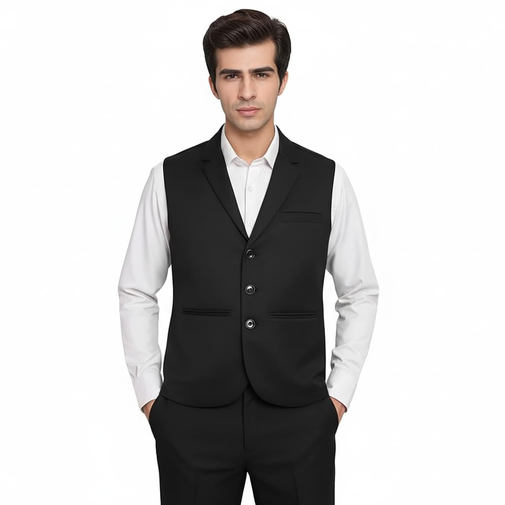 Waistcoal for Men, Cotton Jacket for All Occasion: Diwali, Wedding, Ethnic, Office Party, Semi Formal & casual Look-image-45
