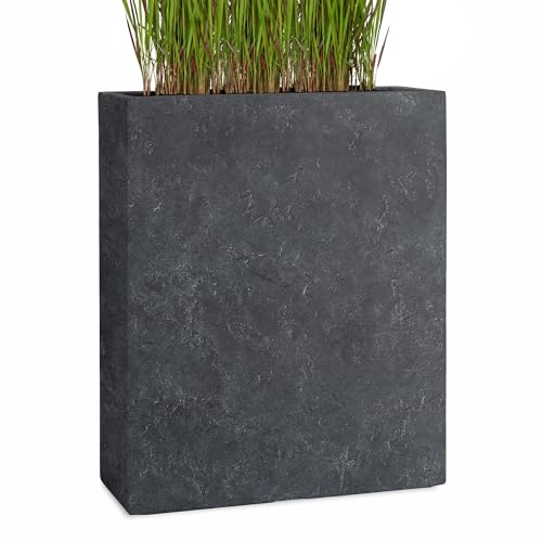Pflanzwerk® Pflanzkübel Divider Lava Anthrazit 72x60x25cm Blumentopf *Frostbeständig* *UV-Schutz* *Qualitätsware*