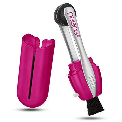 Image of CarbonKlean Peeps Eyeglass Lens Cleaner - Efficient and Durable Carbon Microfiber Technology - Exclusively Used by NASA - 500 Uses (Soft Touch Pink)