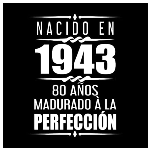 Nacido En 1943 80 Años Madurado À La Perfección: Libro de visitas 80 cumpleaños