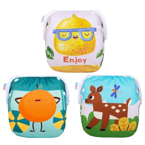 ALVA Baby Swim Diapers Reusable Adjustable Washable for Swimming Lesson