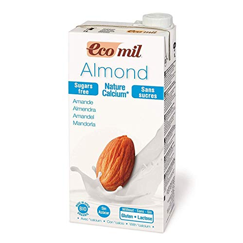 En Oferta Bebida Vegetal De Almendra Sin Azúcar, Sin Gluten Y Sin Lactosa Con Calcio Ecomil, 1 L