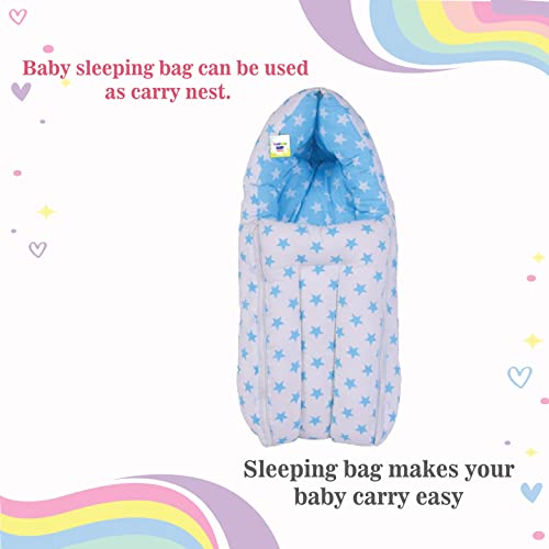 Image of Toddylon Baby Bed New Born Baby Bedding Set Combo of Baby Mattress with Mosquito Net | Bags | Cotton Beds | Carry Bag | Unisex Infants (0-6 Months) (2PCS Set)