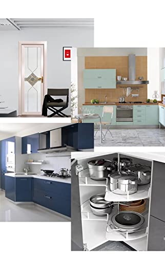 2Pack 170 Degree Concealed Hinge Frameless Cabinet Hinge Hydraulic Adjustable Installation Soft Closing, Full Cover #TOP4