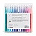 KINGART 36 Watercolor Brush Markers Set: Flexible Tip Pens for Coloring Books, Calligraphy, Doodling, Manga & Painting