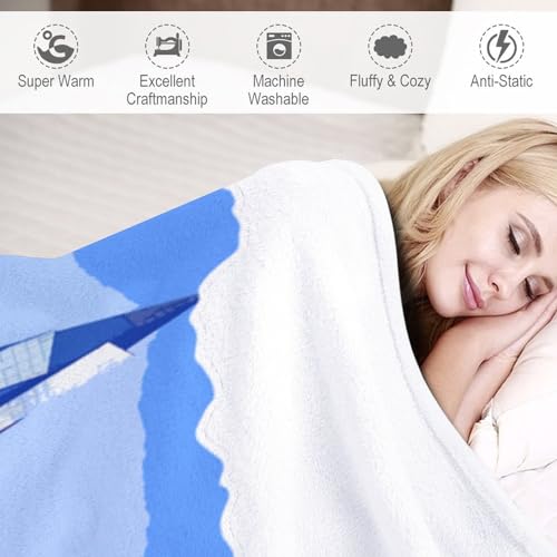 Couverture pelucheuse Andorre moderne d'une douceur exceptionnelle