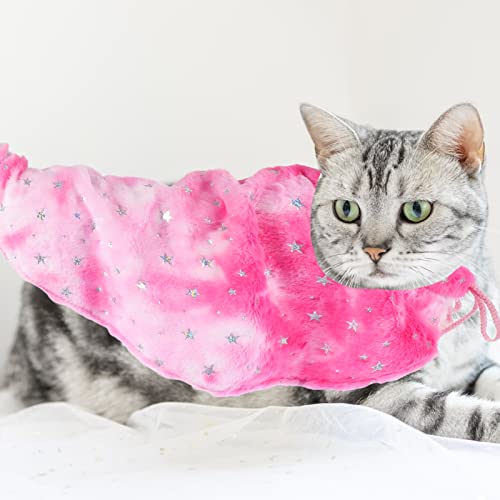 Disfraz Capa Navideña para Perro Rosa Talla S miniatura 3