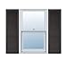 Ekena Millwork LL5C12X02700MS Custom Cathedral Top All Louver, Open LouverShutter (Per Pair)12"W x 27"HMusket Brown