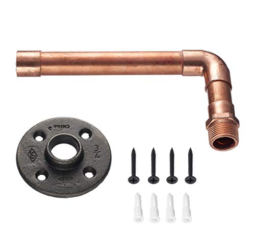 Ironwerks Industrial Toilet Paper Holder - Rustic Bathroom Décor, Copper Towel Holders For Bathrooms | Real Copper Material #TOP1
