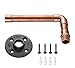 Ironwerks Industrial Toilet Paper Holder - Rustic Bathroom Décor, Copper Towel Holders for Bathrooms | Real Copper Material