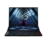 ASUS ROG ZEPHYRUS-DUO-GX650RW-69W PC Portable Gamer Double Ecran 16'' 2K WQXGA 165Hz & 3 ms (Ryzen 7-6800H, RTX 3070 Ti 8G, 32G RAM, 1TB SSD PCIe, Windows 11) Clavier AZERTY RGB + Numpad