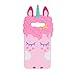Samsung ON5,Galaxy Grand Prime Case,Galaxy J2 Prime Unicorn Cover,3D Cute Cartoon Animal Shell,Joyleop Kids Girls Soft Silicone rubber gel Kawaii Character Skin Samsung Prime G530 J5,J510 pink Unicorn