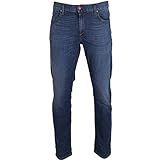 ALBERTO Herren Jeans Slipe 33/32 blau