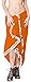 Produktbild LA LEELA Frauen orange Bikini skrirt Strandbadebekleidung Badeanzug Schiere Chiffon Sarong Wickeln