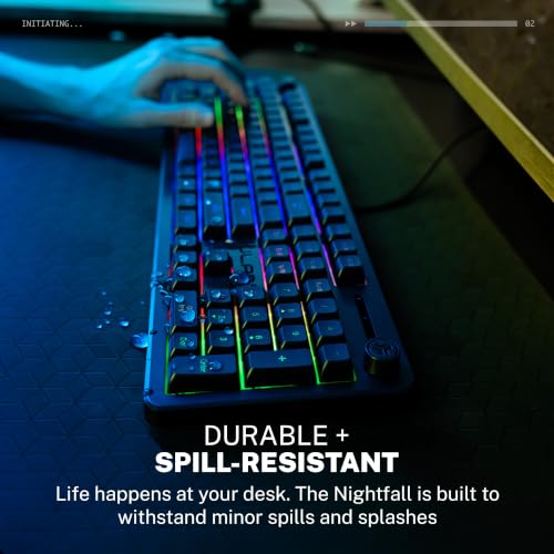 Teclado Gamer Nightfall Gaming Keyboard Con Cable USB-A miniatura 3