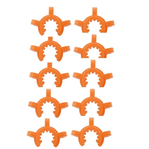 Dinglab,Plastic Keck,14/20,Laboratory Lab Clamp Clip,Keck Clip,14/23,14# Conical Interface Clip,10pcs